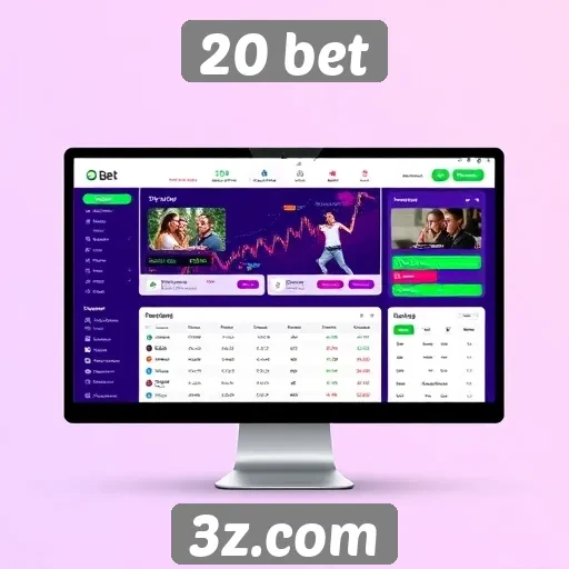 Interface do usuário no 20 bet é intuitiva